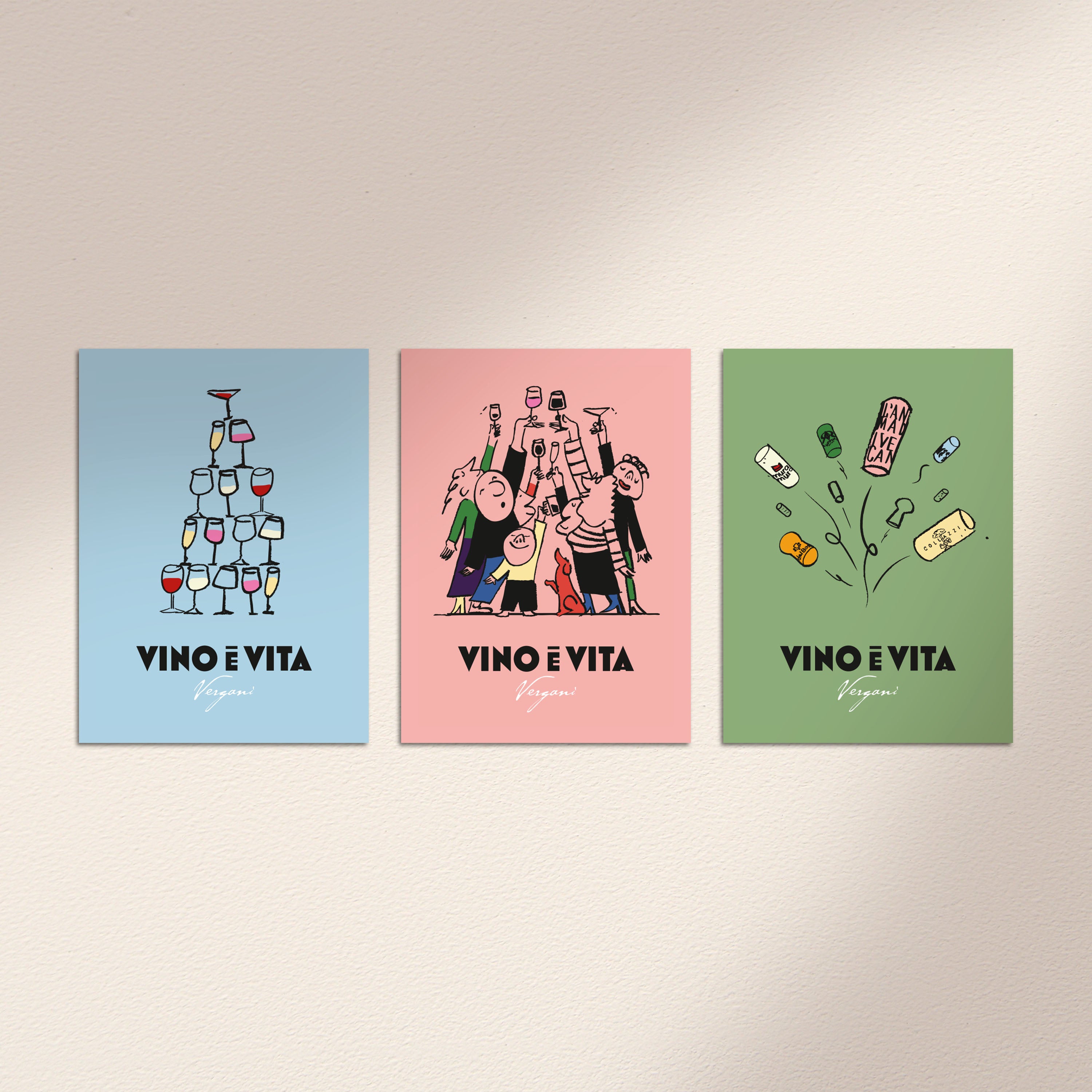 Poster Vergani grün