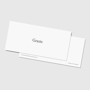 Grusskarte Grazie.